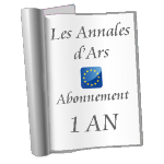 Abonnement d'1 an aux Annales d'Ars (Europe)