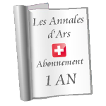 Abonnement d'1 an aux Annales d'Ars (Suisse)